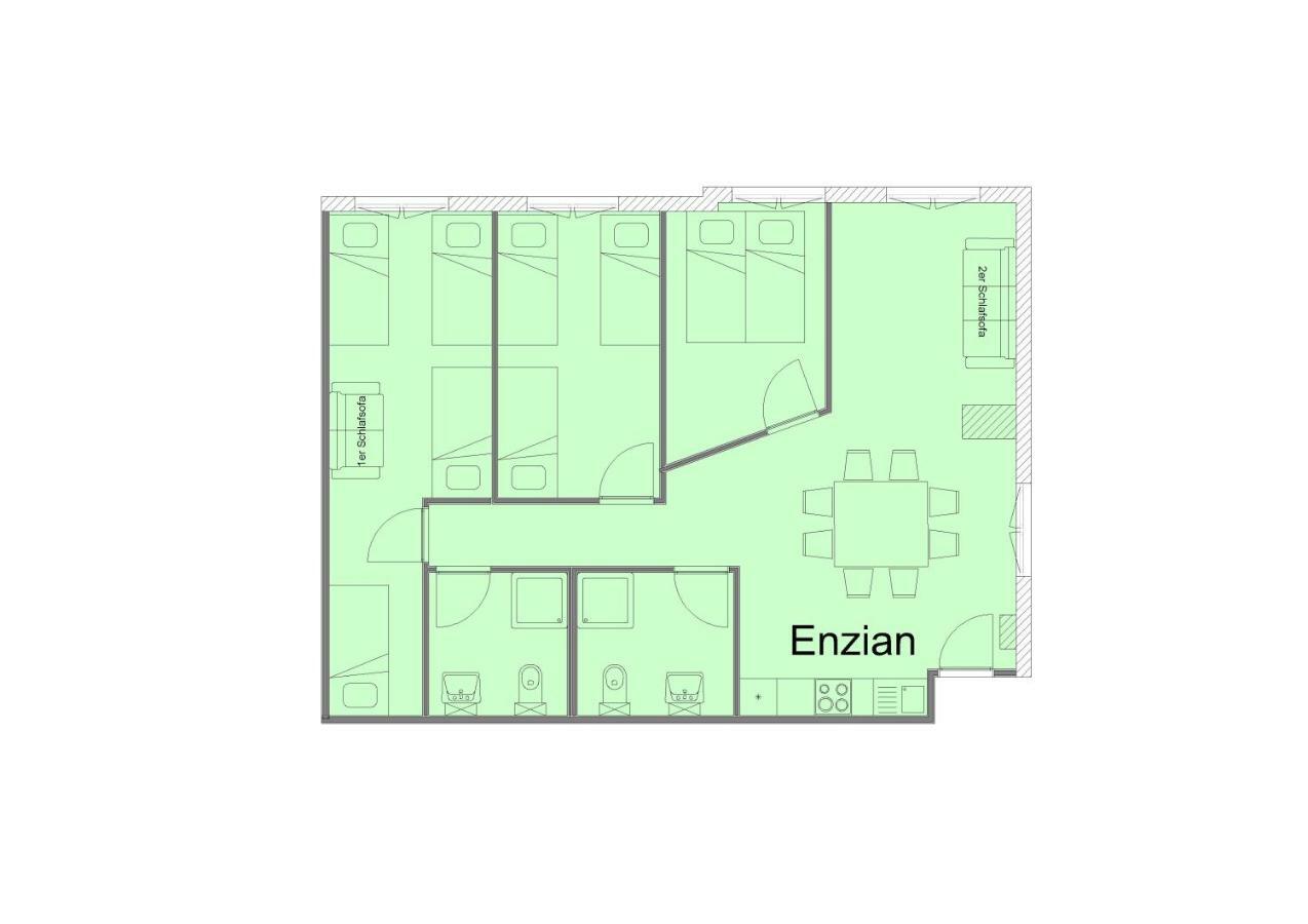 Three-Bedroom Apartment